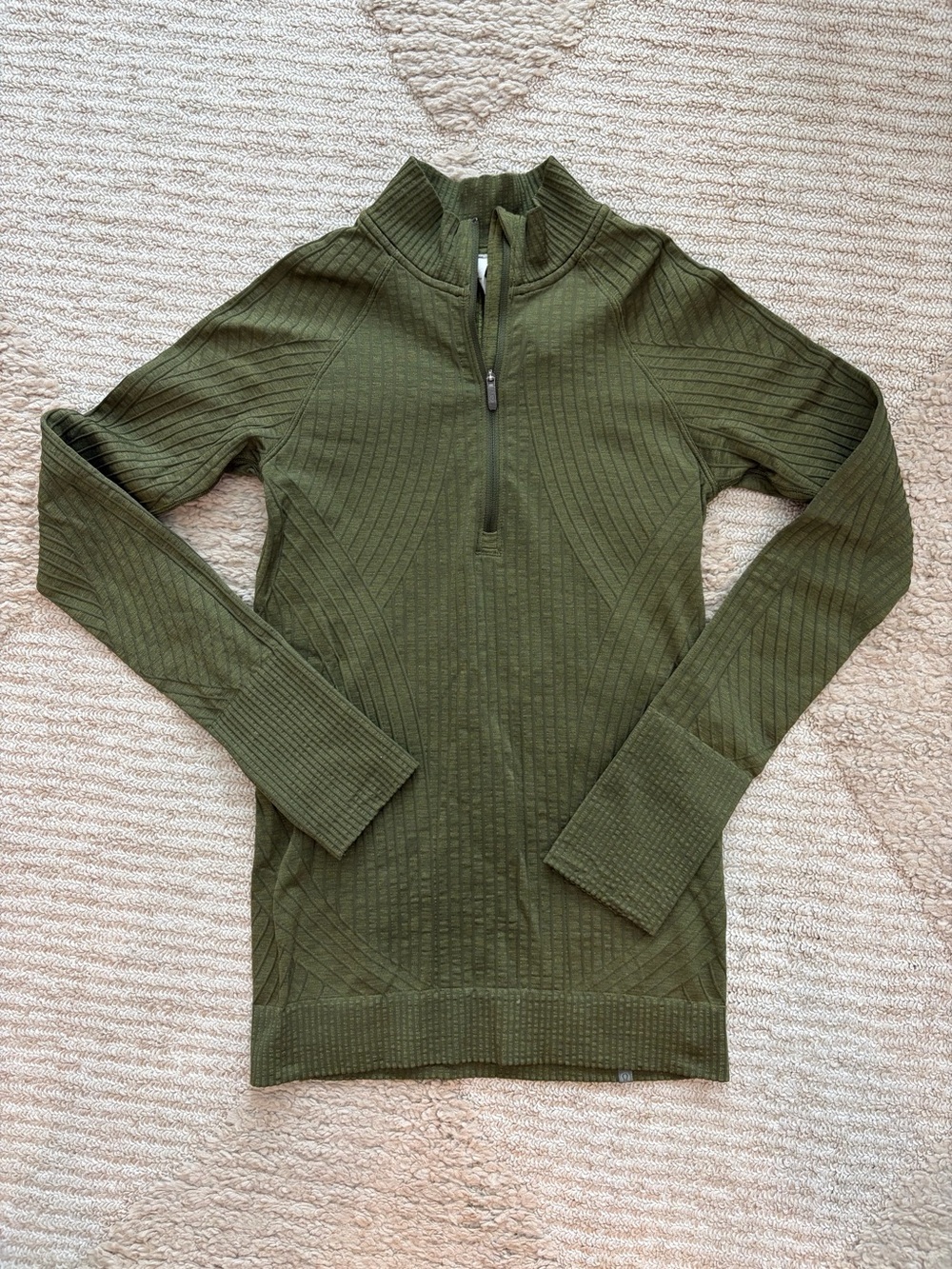 Lululemon Half-Zip Ribbed Qzip